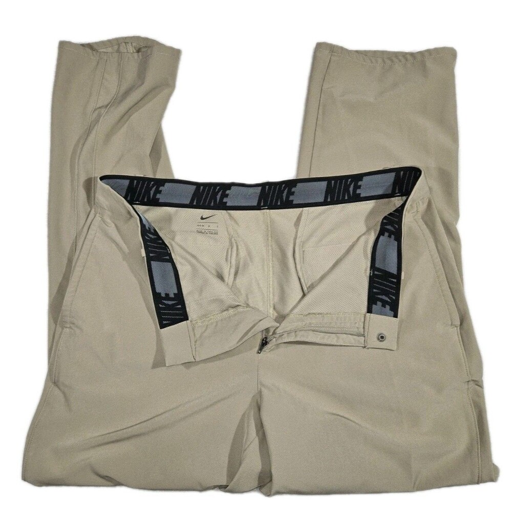 Mens Nike Golf Flex Hybrid Pants Beige 36x30 - Picture 7 of 12